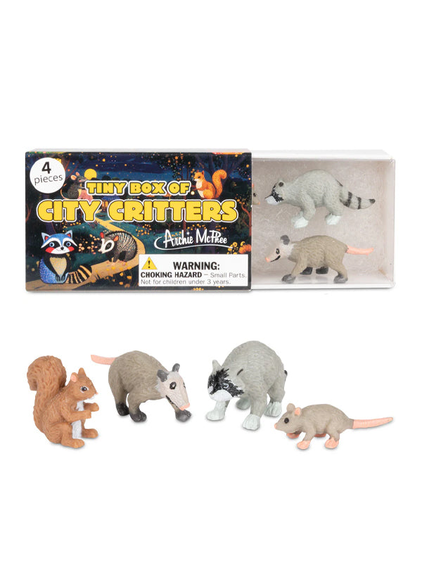 Tiny Box of City Critters (Set of 4)