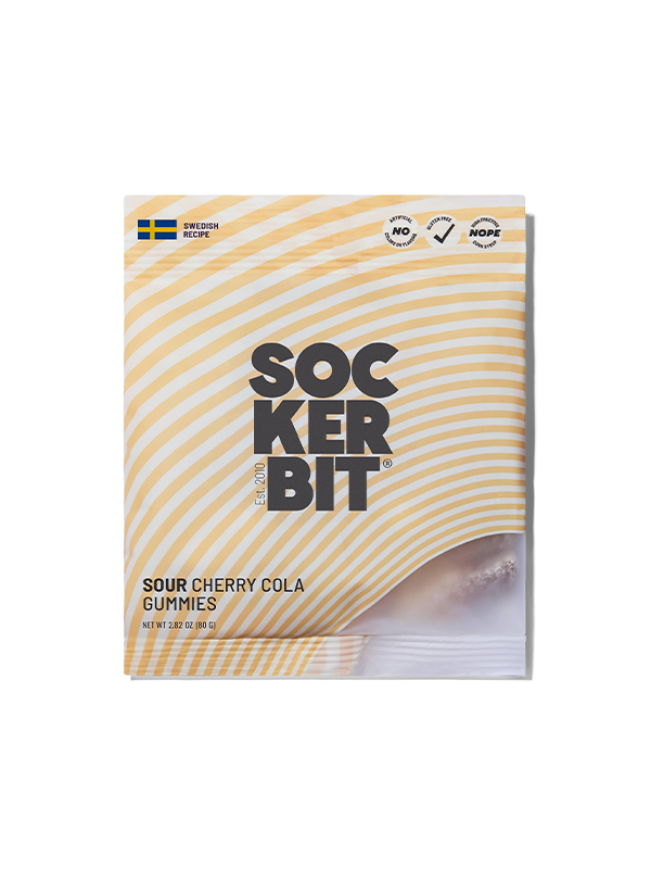 Sour Cherry Cola Gummies Swedish Candy Bag