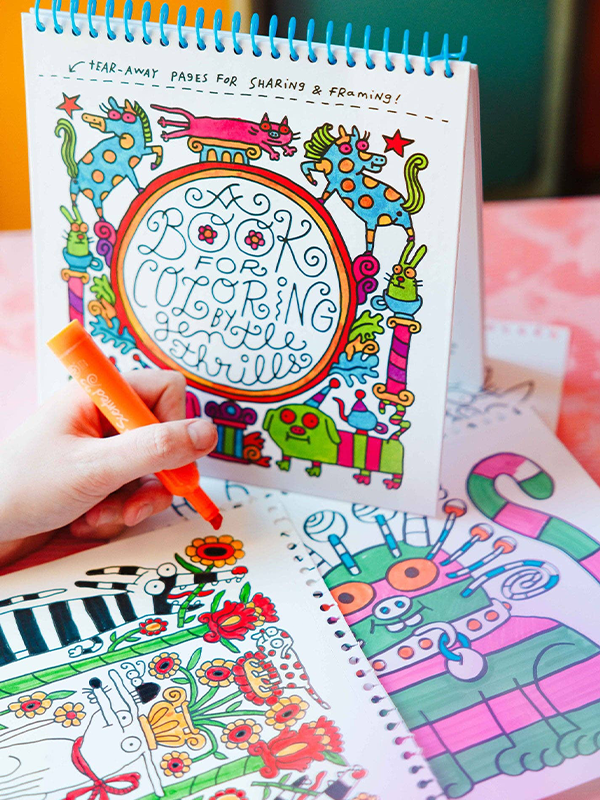 Gentle Thrills Coloring Book