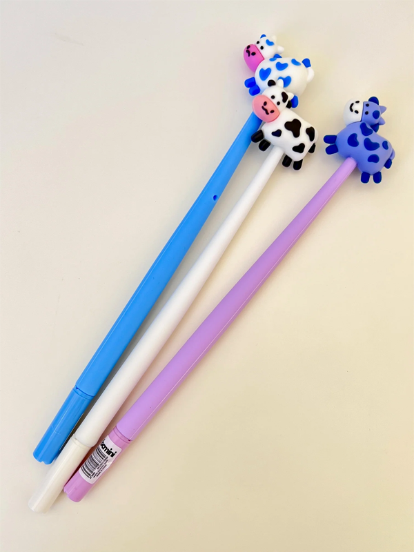 Cow Wiggle Gel Pen (Single, Assorted)