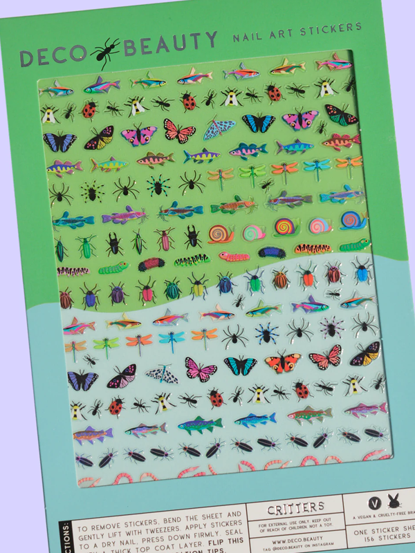 Critters Nail Art Stickers