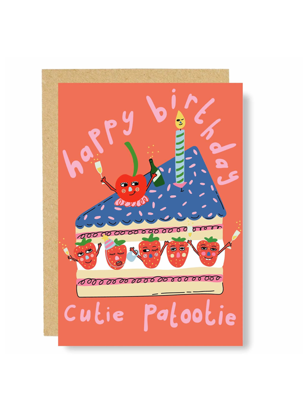 Cutie Patootie Birthday Card