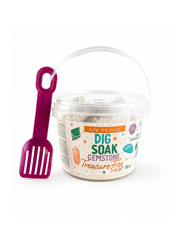 Dig + Soak Gemstone Treasure Fizz Bucket