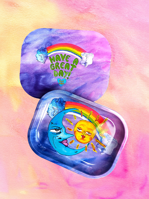 Have a Great Day Tray with Magnetic Lid