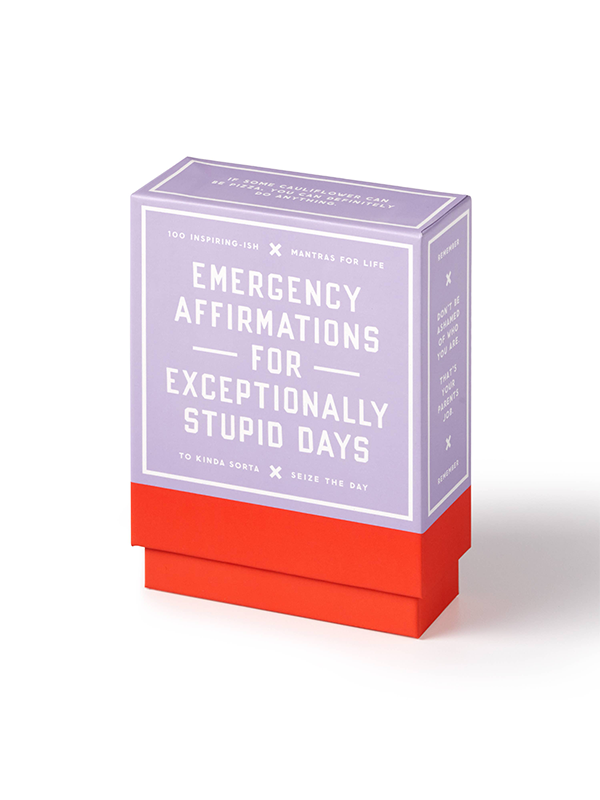 Emergency Affirmations for Exceptionally Stupid Days Card Deck