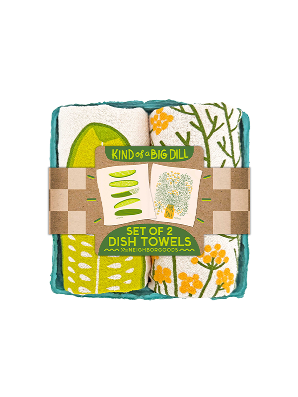 Big Dill Tea Towels: Set of 2