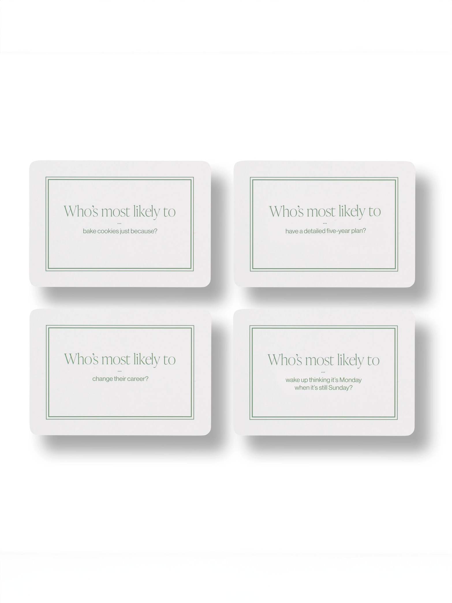 Supper Stories Dinner Party Playing Cards