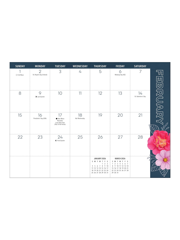 Dolly Parton 2026 Monthly Pocket Planner Calendar