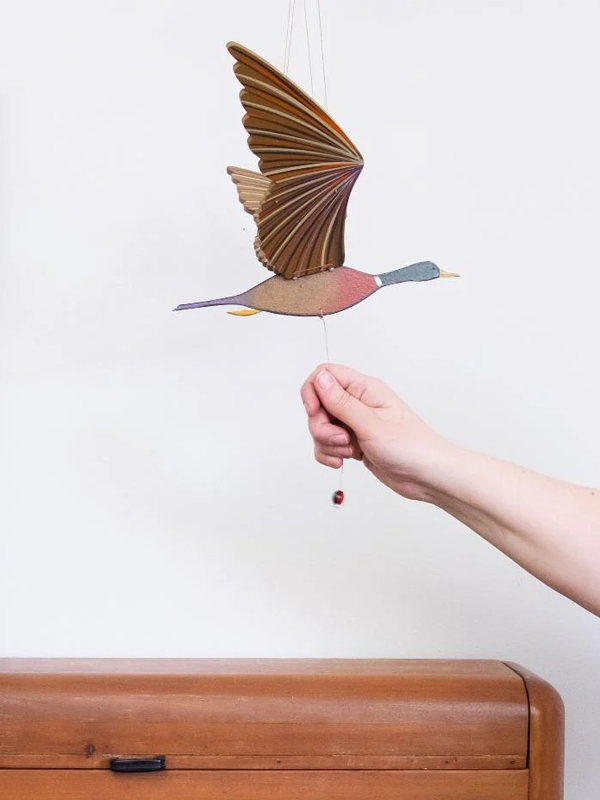 Mallard Duck Bird Flying Mobile