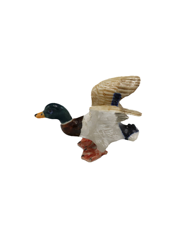 Porcelain Miniature: Dabbler Mallard Duck