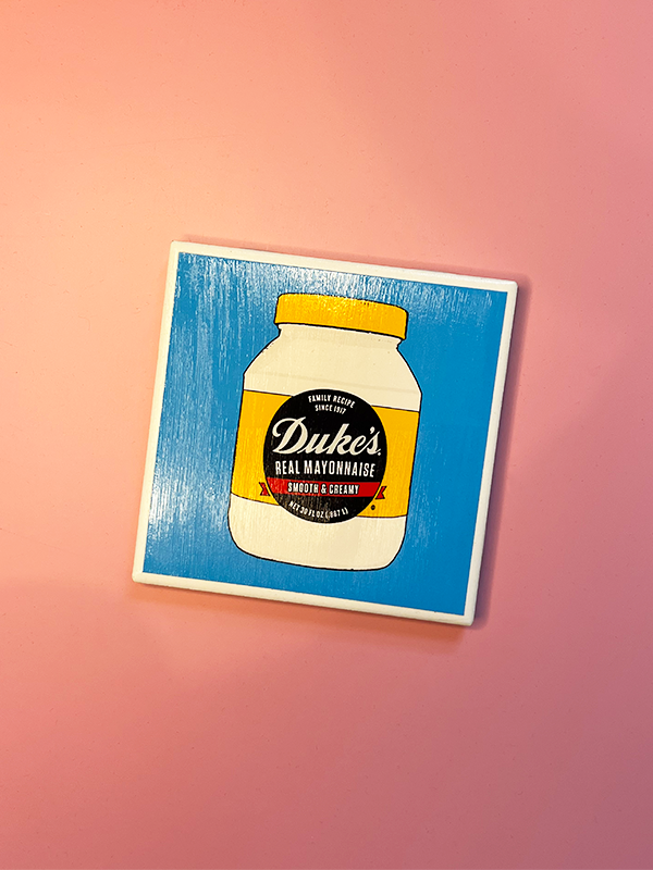 Pop Art Coaster: Duke's Mayo