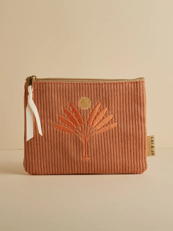 Corduroy Pouch: Dusty Pink