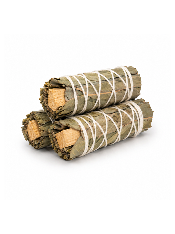 Smudge Stick Bundle: Eucalyptus with Palo Santo (Single, 4 in.)
