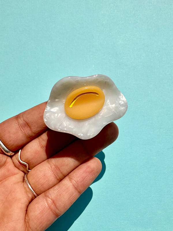 Sunny-Side Up Mini Hair Claw