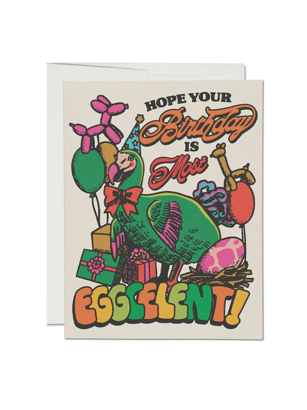 Eggcellent Birthday Card