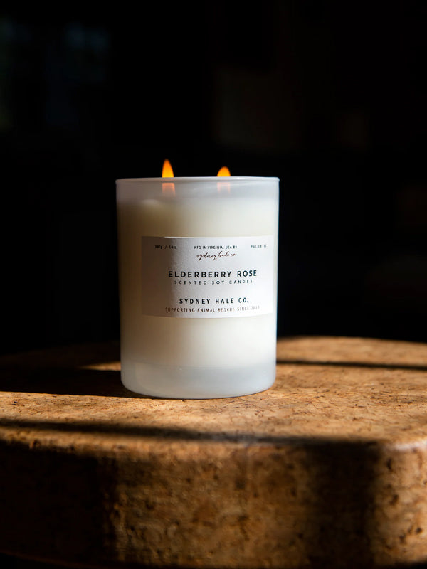 Elderberry Rose Soy Candle