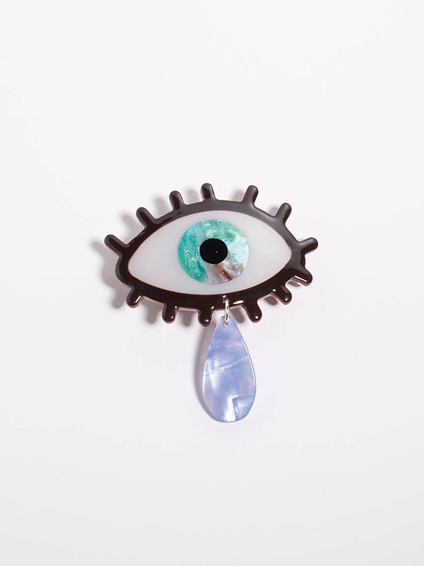 Mini Third Eye French Barrette