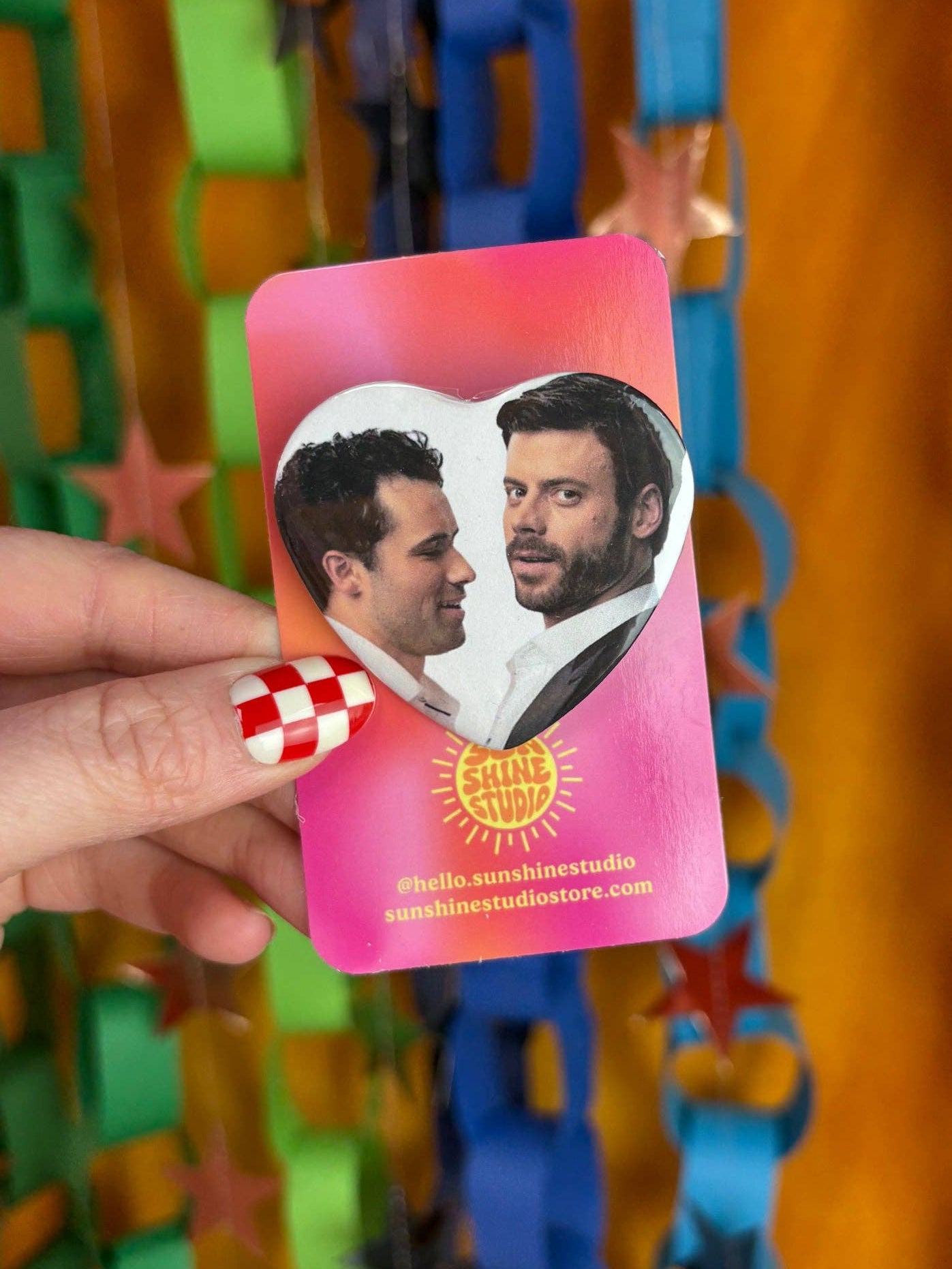 Scott and Kip Heated Rivalry Pin