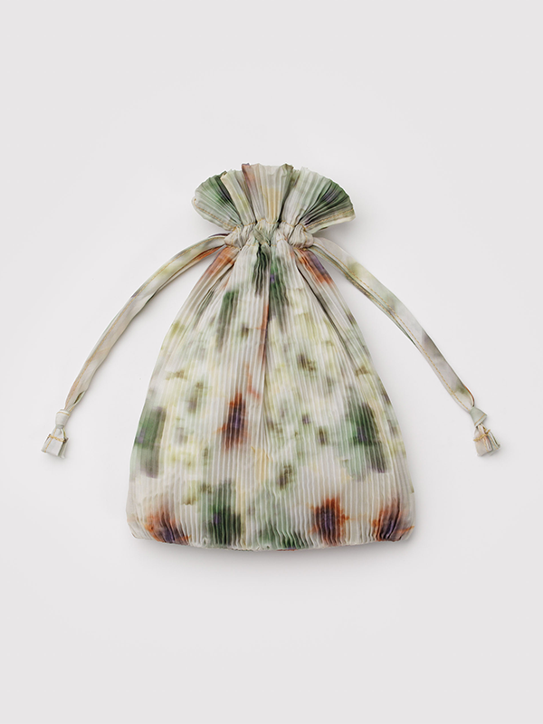 Pleated Baggu: Abstract Floral