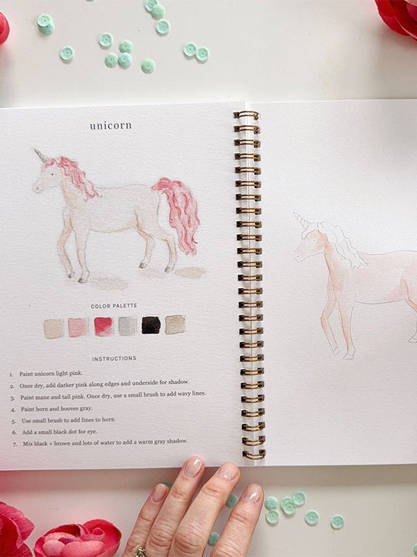 Watercolor Workbook: Fairytale
