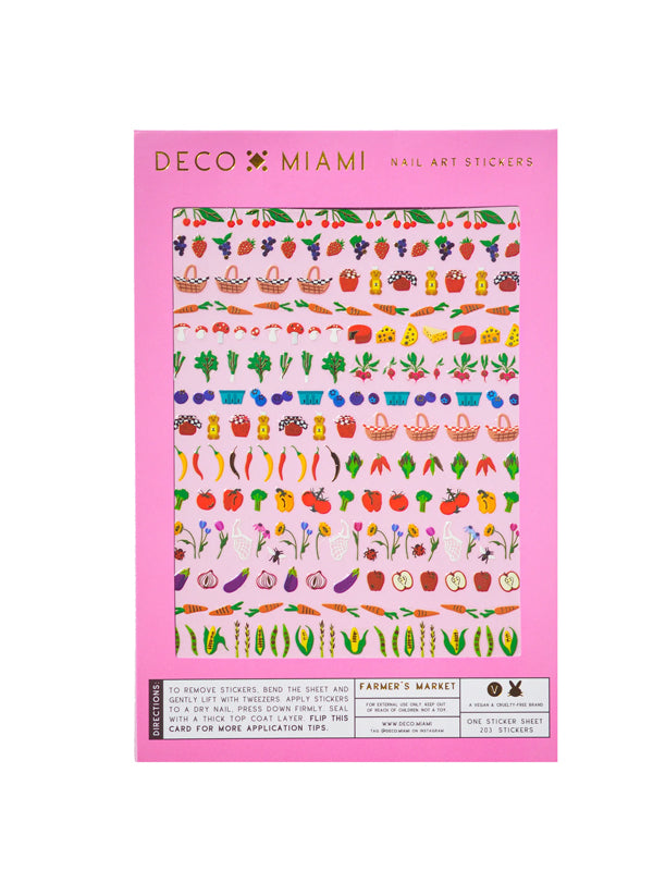 Farmer's Market Nail Art Stickers