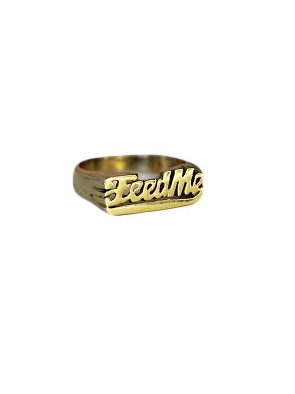 Feed Me Ring: Brass