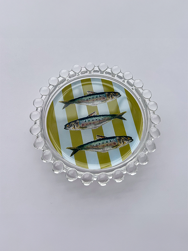 Striped Sardines Trinket Dish