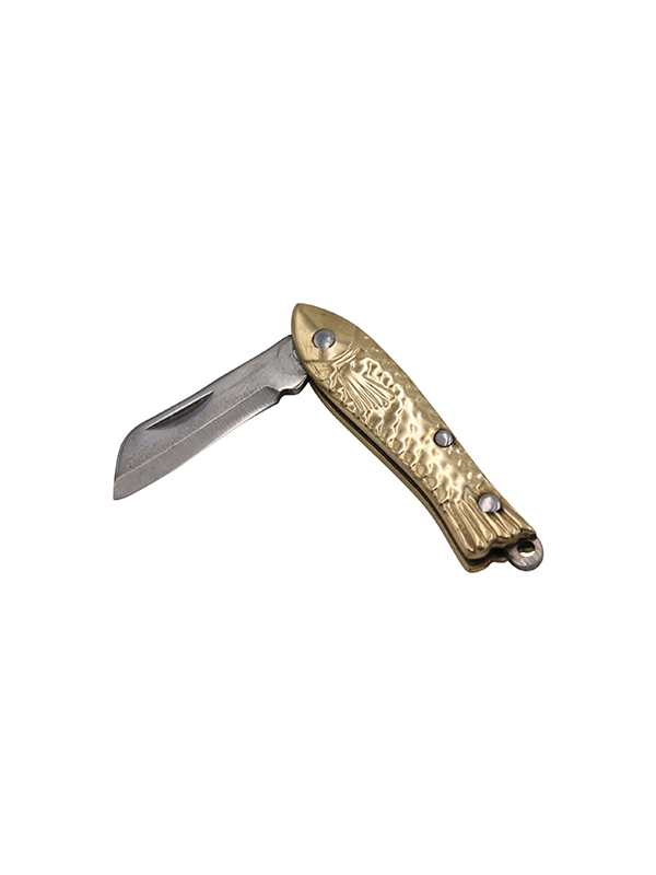 Mini Folding Knife Pendant: Fish