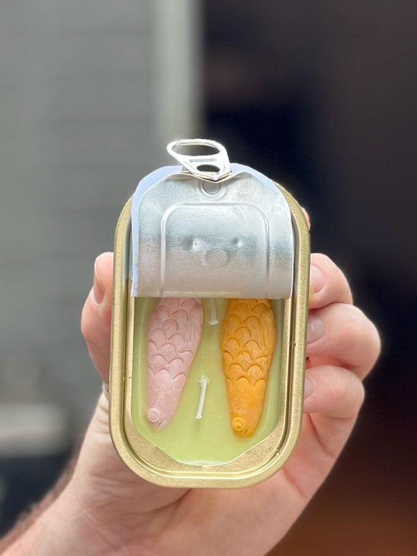 The Original Tinned Fish Candle: Sea Salt & Olive Oil (Assorted)