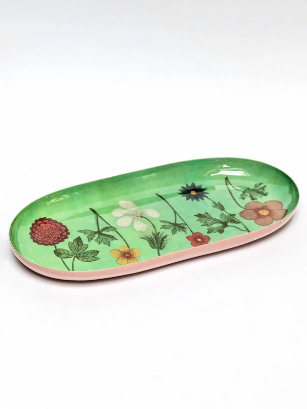 Enamel Printed Tray: Festival of Flowers
