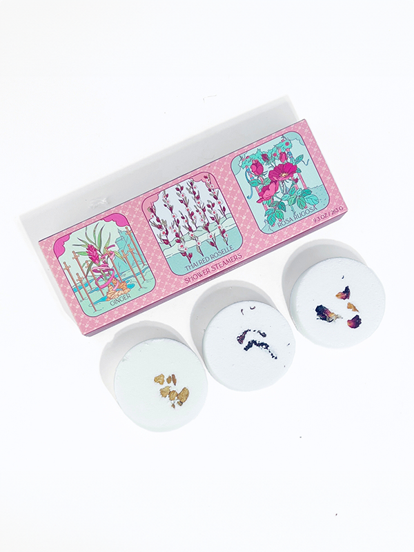 Floral Tarot Shower Steamers: Set of 3