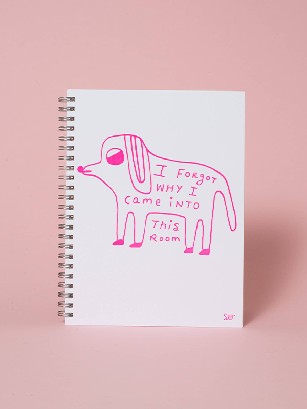 Letterpress Notebook: ADHDawg