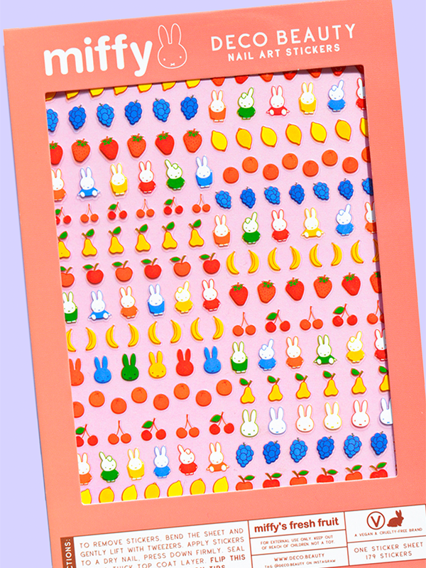 Miffy's Fresh Fruit Nail Art Stickers