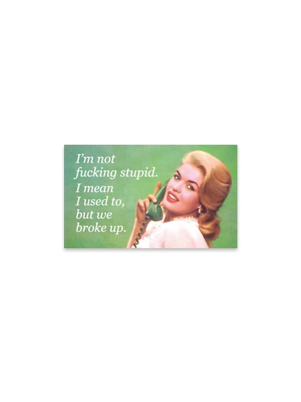 Magnet: I'm Not F*cking Stupid