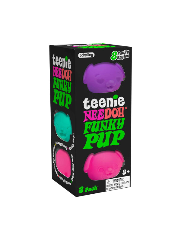 Teenie NeeDoh Funky Pups: Pack of 3