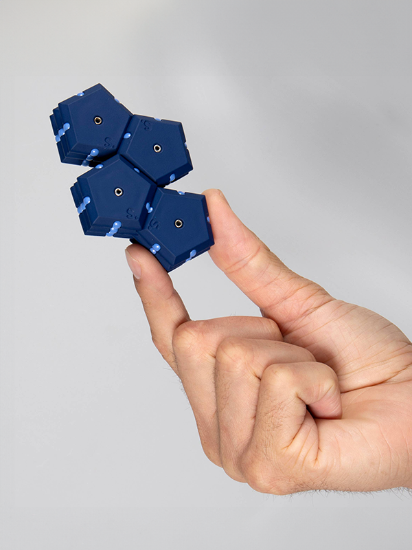 Geode Pop Magnetic Fidget Sphere: Assorted