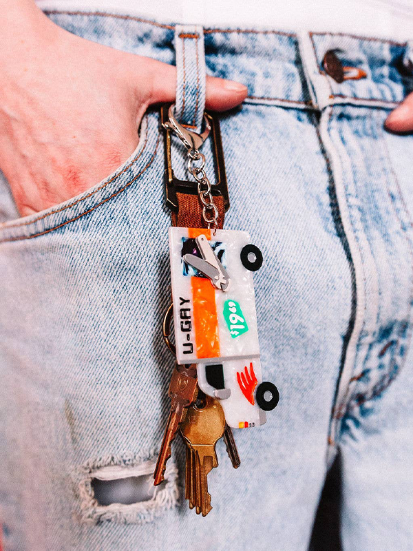 U-Gay Moving Truck Keychain