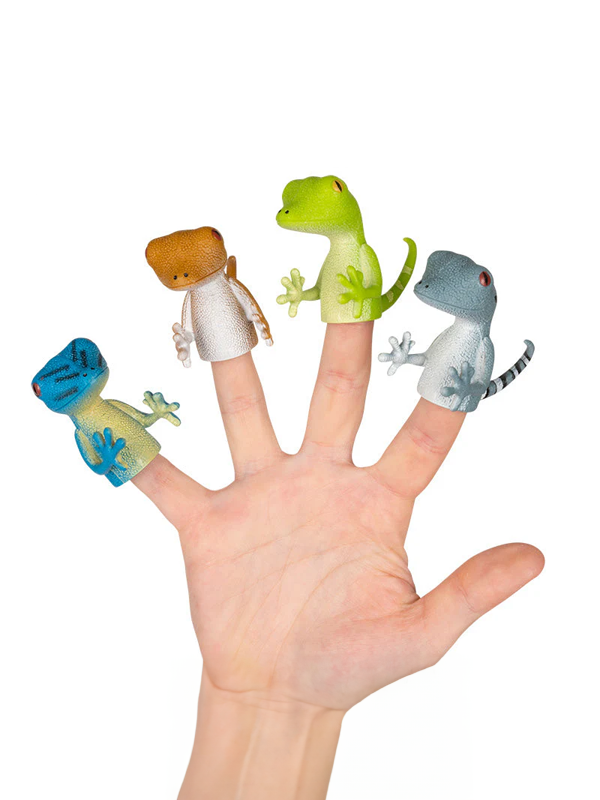 Finger Puppet: Gecko (Single, Assorted)