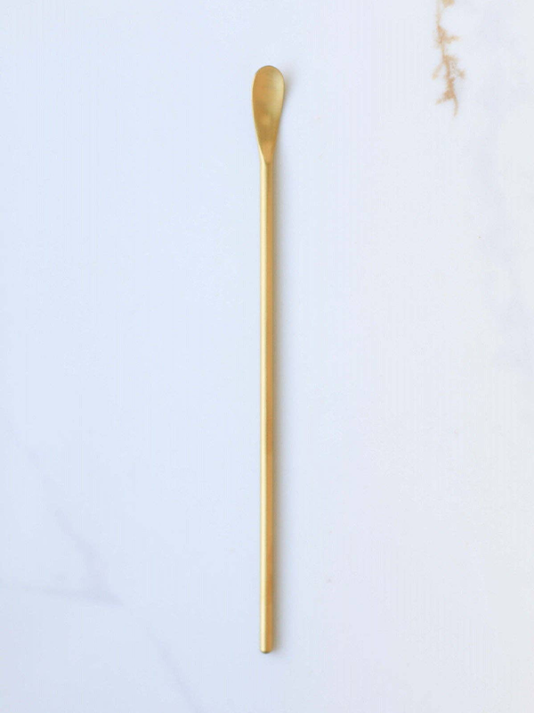 Stainless Steel Stirring Spoon: Gold