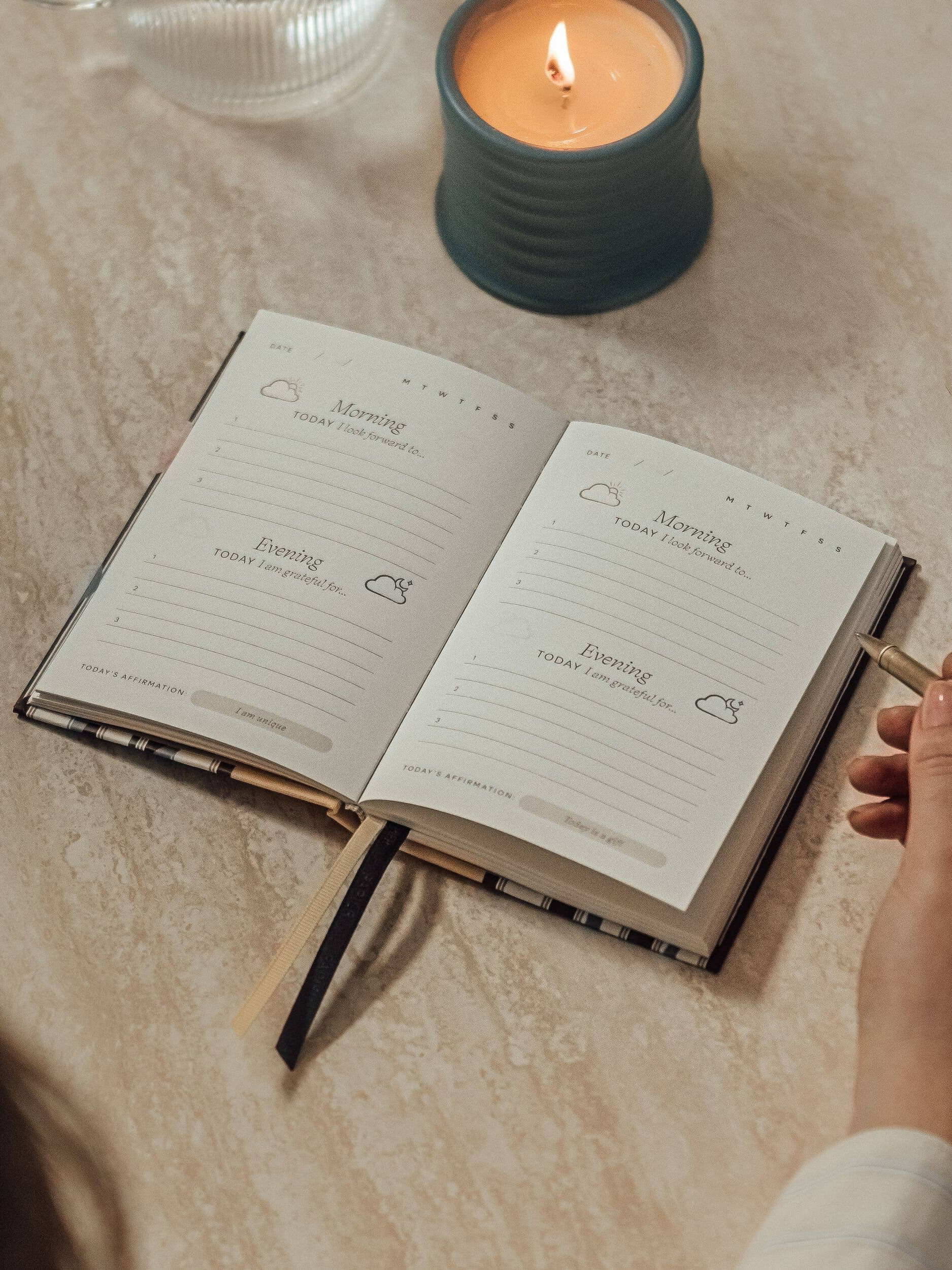 Stripe Bouquet Gratitude Journal