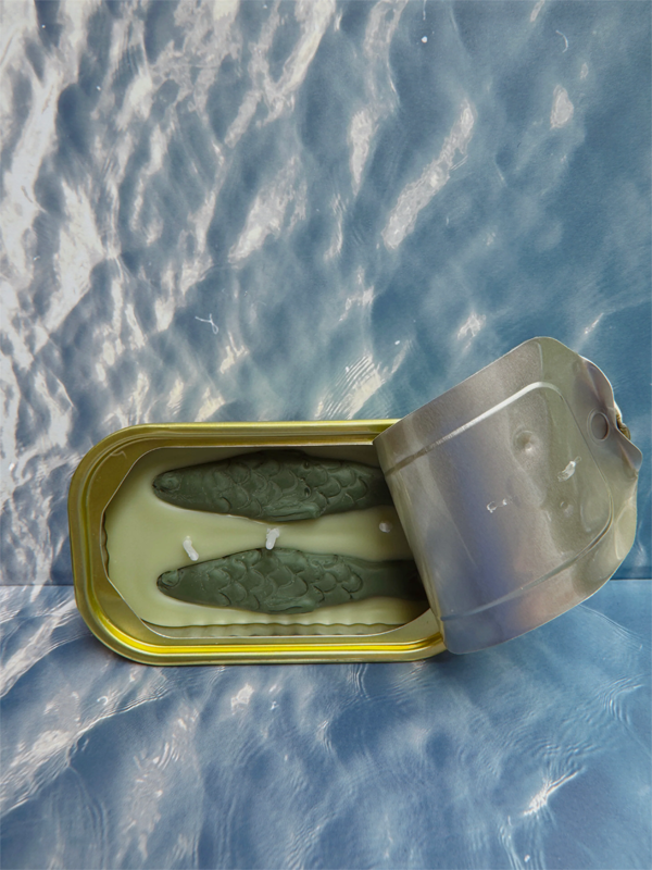 The Original Tinned Fish Candle: Green Tea & Lemongrass