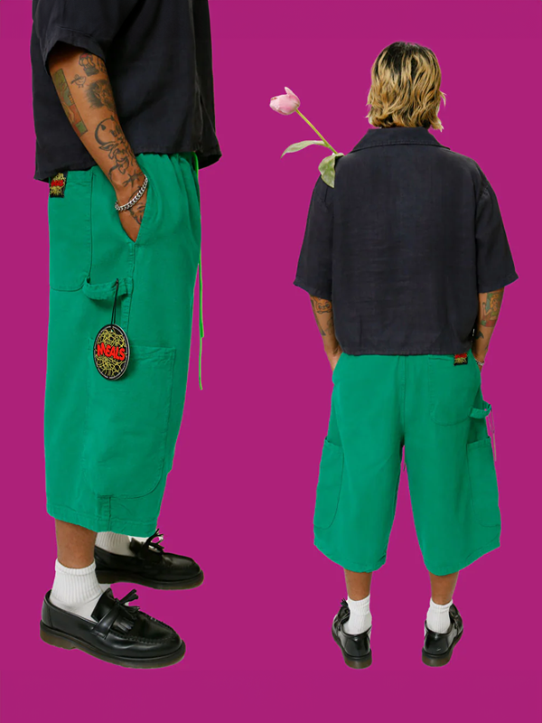 Waiter Shorts: Green Bean