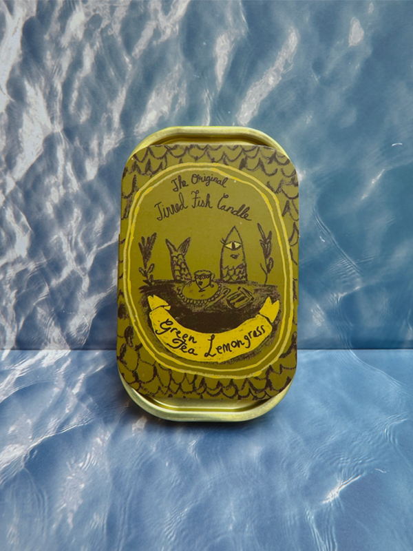 The Original Tinned Fish Candle: Green Tea & Lemongrass