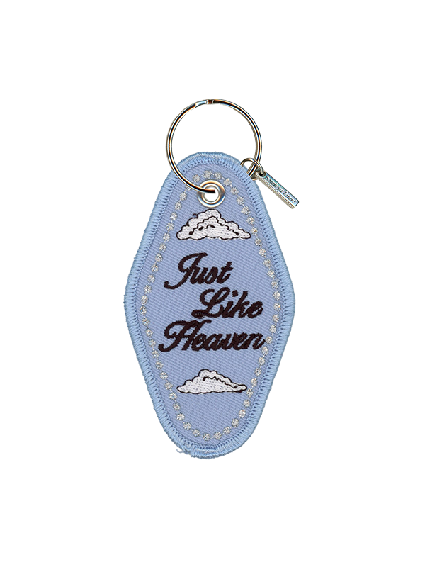 Embroidered Keychain: Just Like Heaven