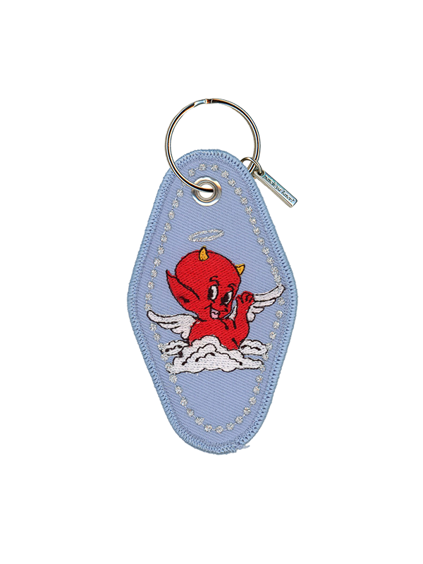 Embroidered Keychain: Just Like Heaven