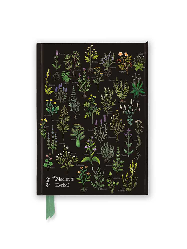 Medieval Herbal Foiled Journal