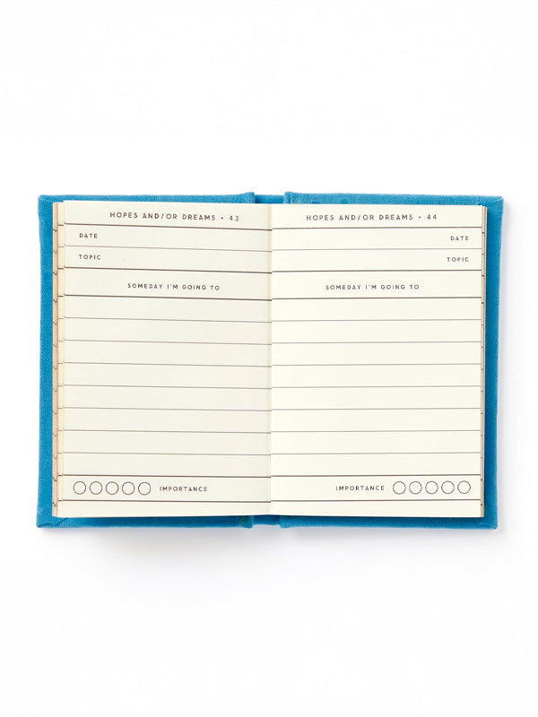 A Tiny Hopes and Dreams Diary
