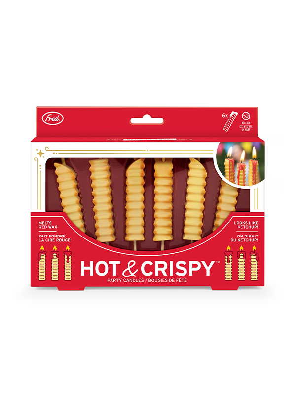 Hot and Crispy French Fry Candles: Set of 6