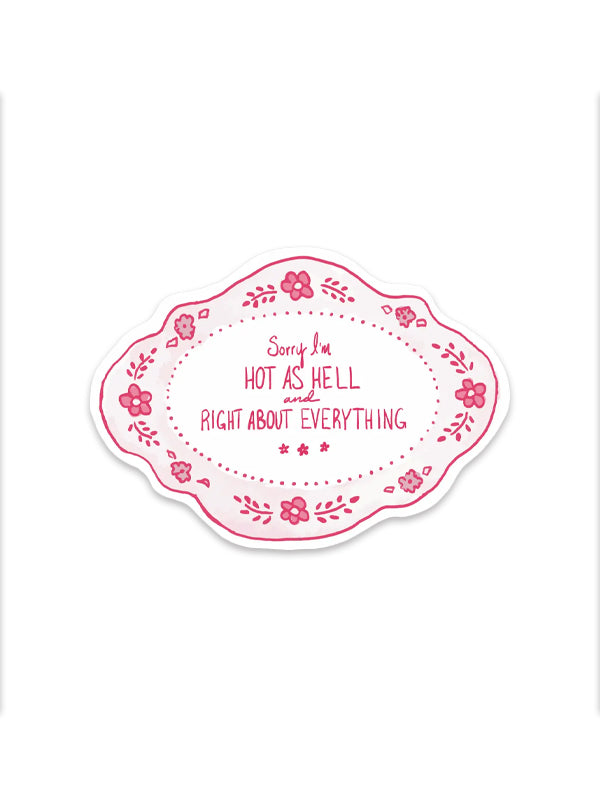 Hot as Hell Sticker