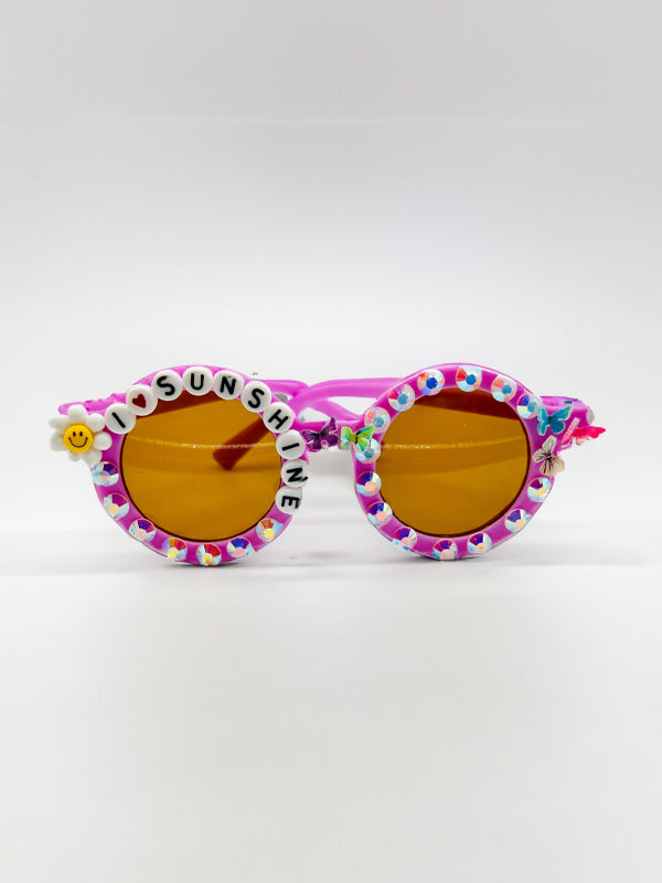 I Heart Sunshine Kids Sunglasses: Pink